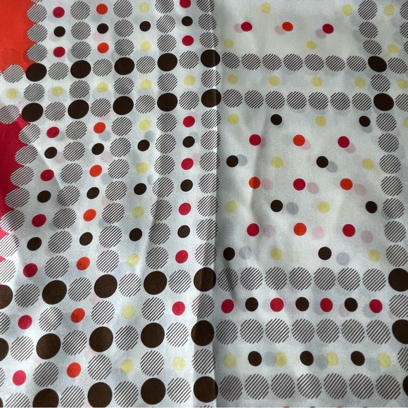 Oscar de la Renta Geometric and polkadot print Scarves & Wraps 100%Silk - Picture 11 of 13
